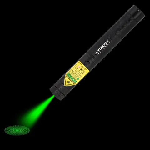 Groene laserpen G1 Pro met zichtbare laserstraal in het donker