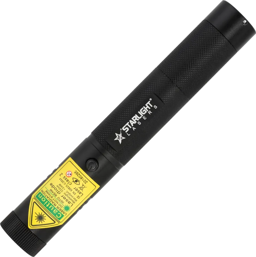 Starlight G3 Pro groene laserpen in aluminium met oplaadbare accu en veiligheidssleutels