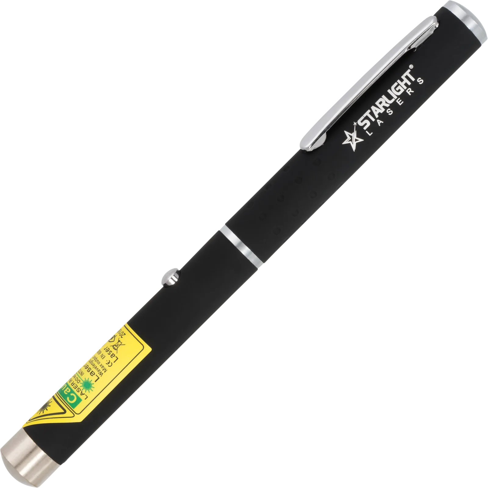 Slanke Starlight X1 groene laserpen met clip op AAA-batterijen