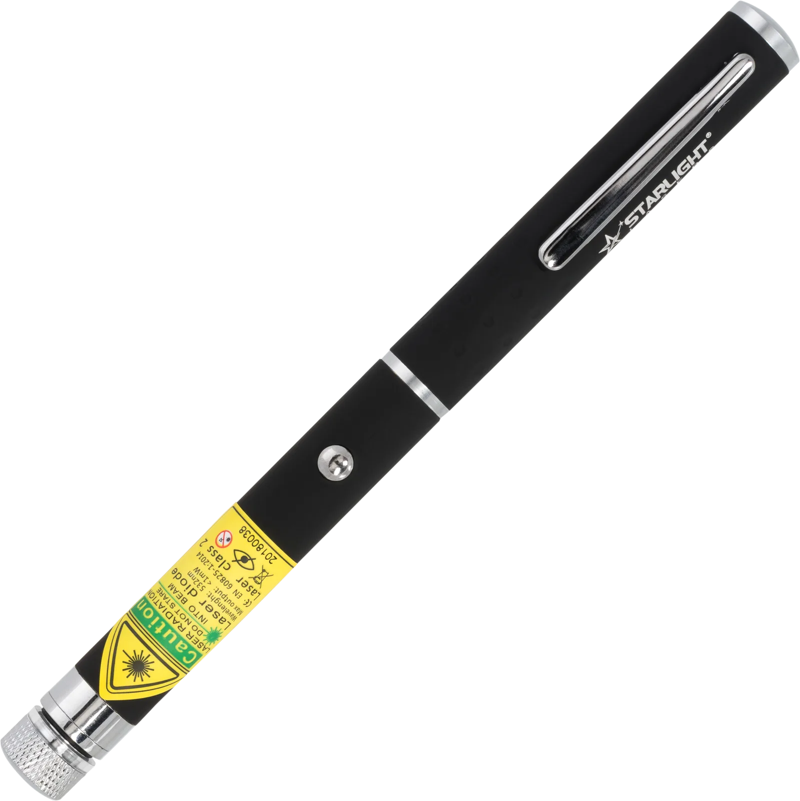 Starlight X2 groene laserpen met patroondop die figuren projecteert