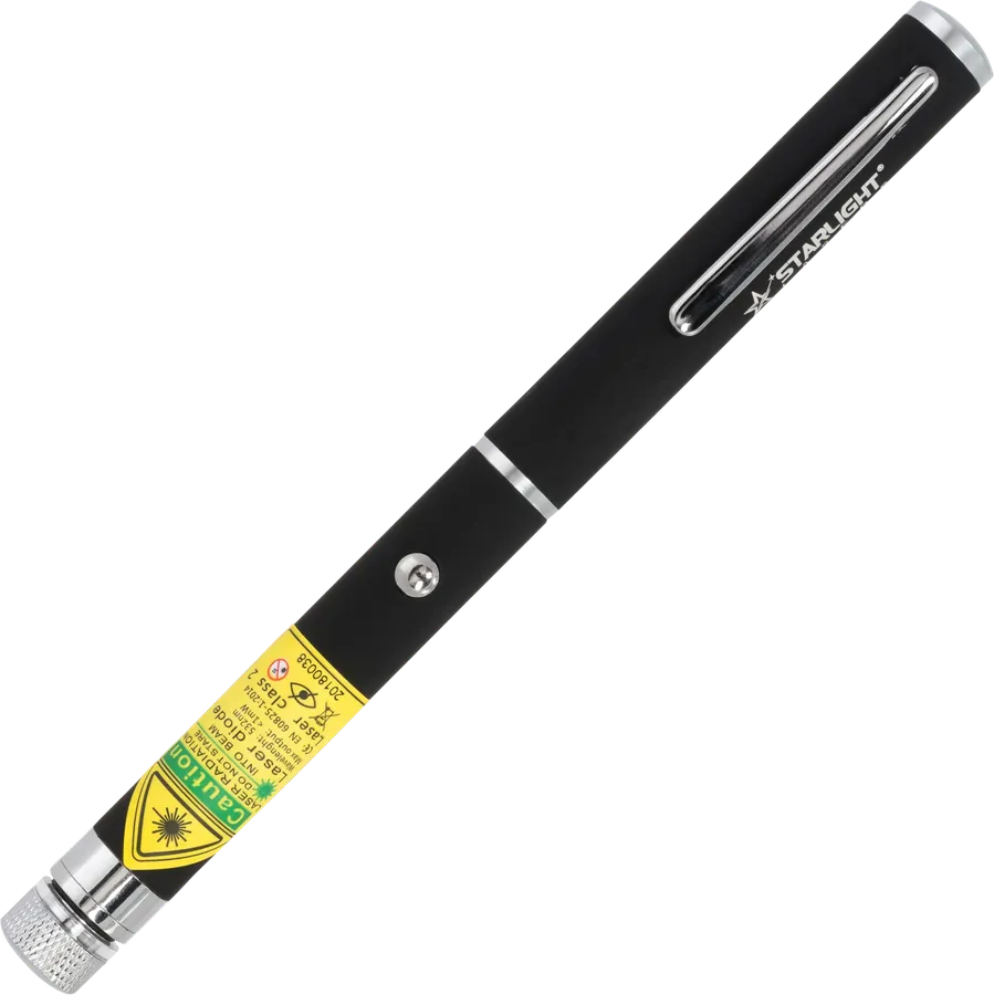 Starlight X2 groene laserpen met patroondop die figuren projecteert