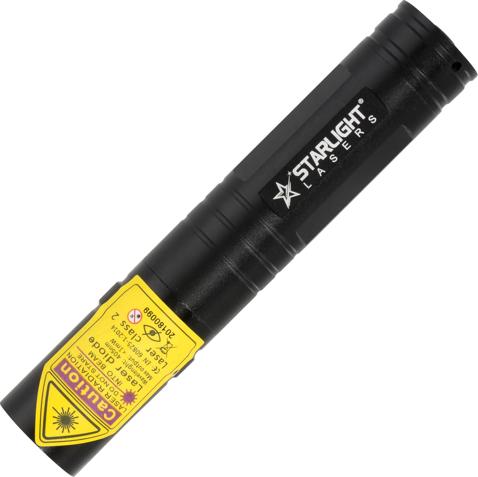 Compacte Starlight V2 Pro violette laserpen van aluminium met paarsblauwe stip