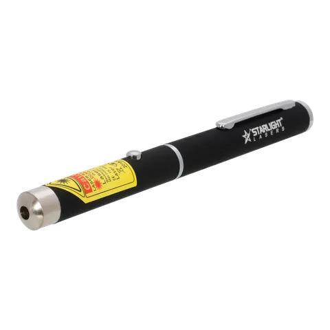 Rode laserpen M1 van opzij gezien